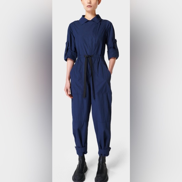 Sweaty Betty Pants - Sweaty Betty Jet Lightweight Jumpsuit - French Navy Blue